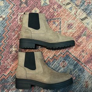 Faux Suede Chelsea boots